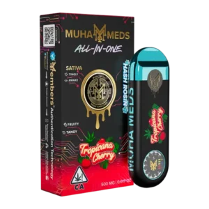 Muha Meds Tropicana Cherry 1G Disposable - Premium Sativa-Leaning Hybrid