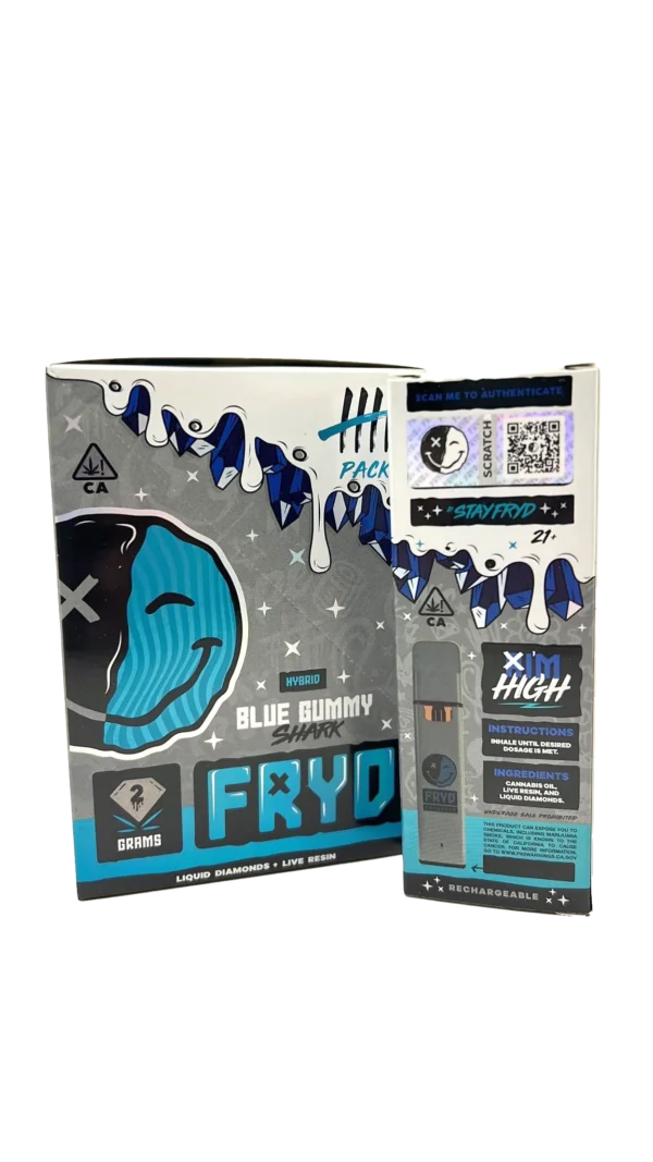 Blue Gummy Shark Fryd flavor